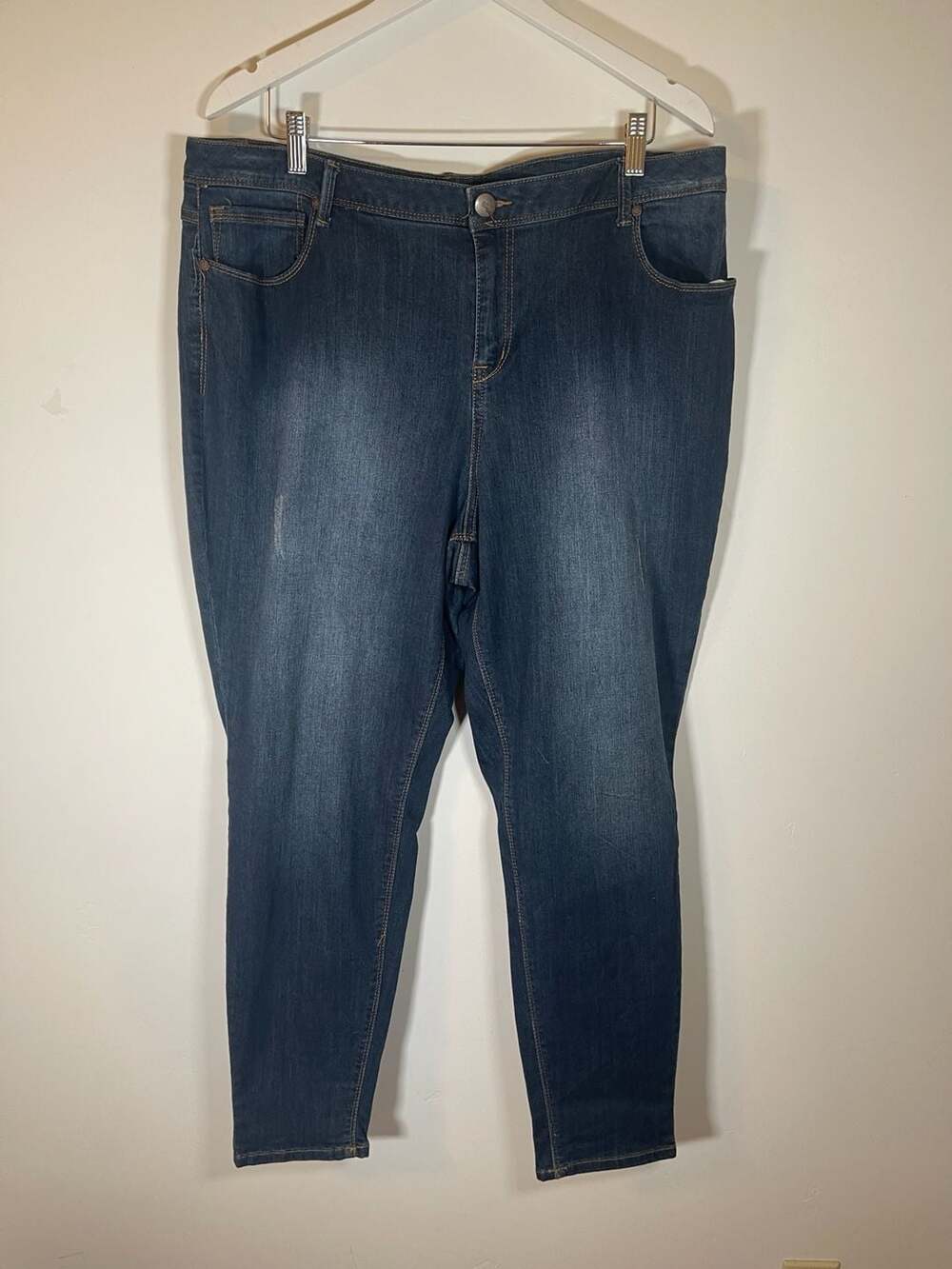 1822 Denim Adrianna Skinny Jeans Dark Wash Women's Size 20W